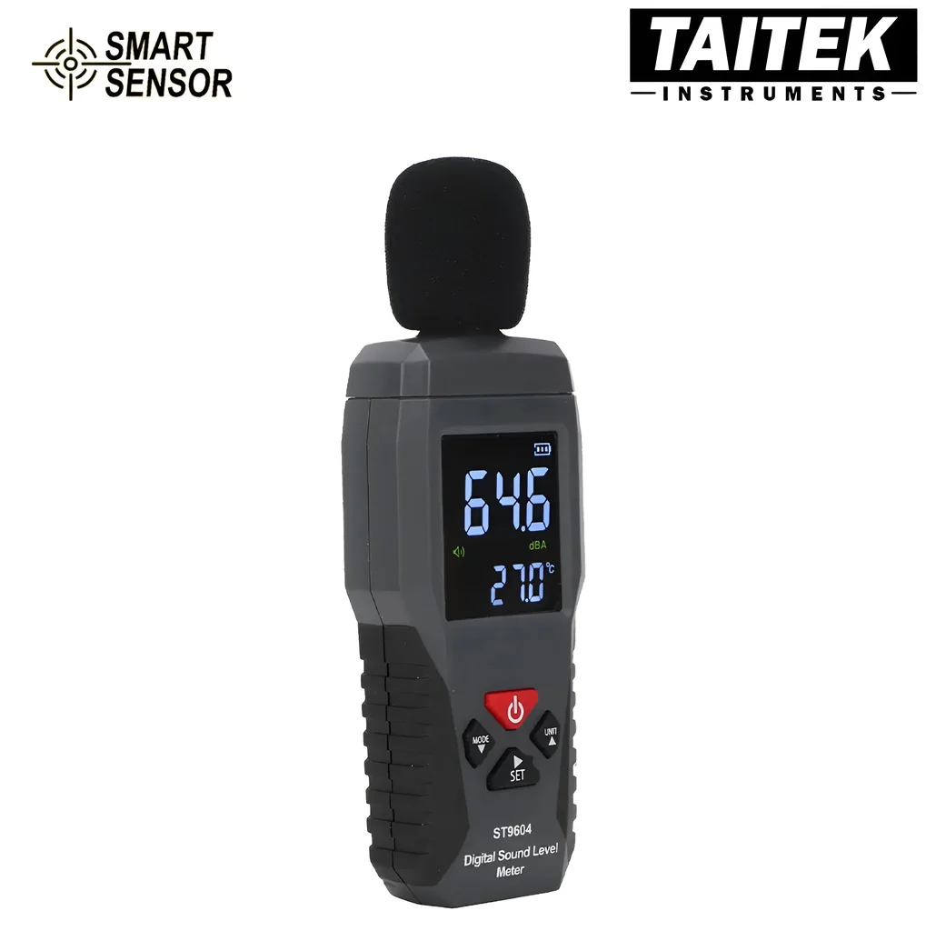 เครื่องวัดระดับเสียง Sound Level Meter SMART SENSOR รุ่น ST9604 ช่วงการวัด 30~130dB ความแม่นยำ ±1.5dB เครื่องวัดระดับเสียง Sound Level Meter SMART SENSOR รุ่น ST9604 ช่วงการวัด 30~130dB ความแม่นยำ ±1.5dB