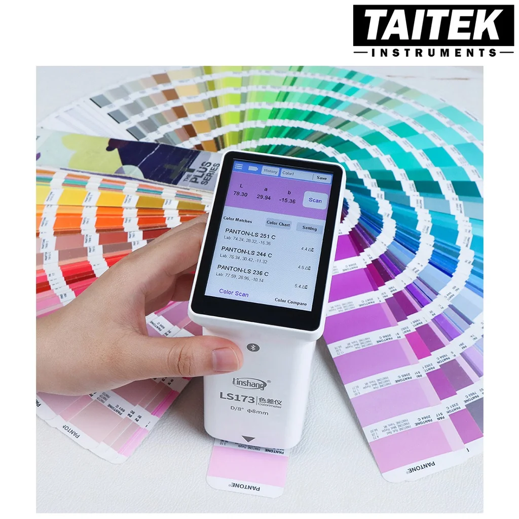 เครื่องวัดสี Multifunctional Colorimeter Linshang รุ่น LS173 Measuring aperture 8mm Illumination geometry D/8 เหมาะกับการใช้งานอเนกประสงค์ ครอบคลุมการวัดสีหลากหลายรูปแบบ
