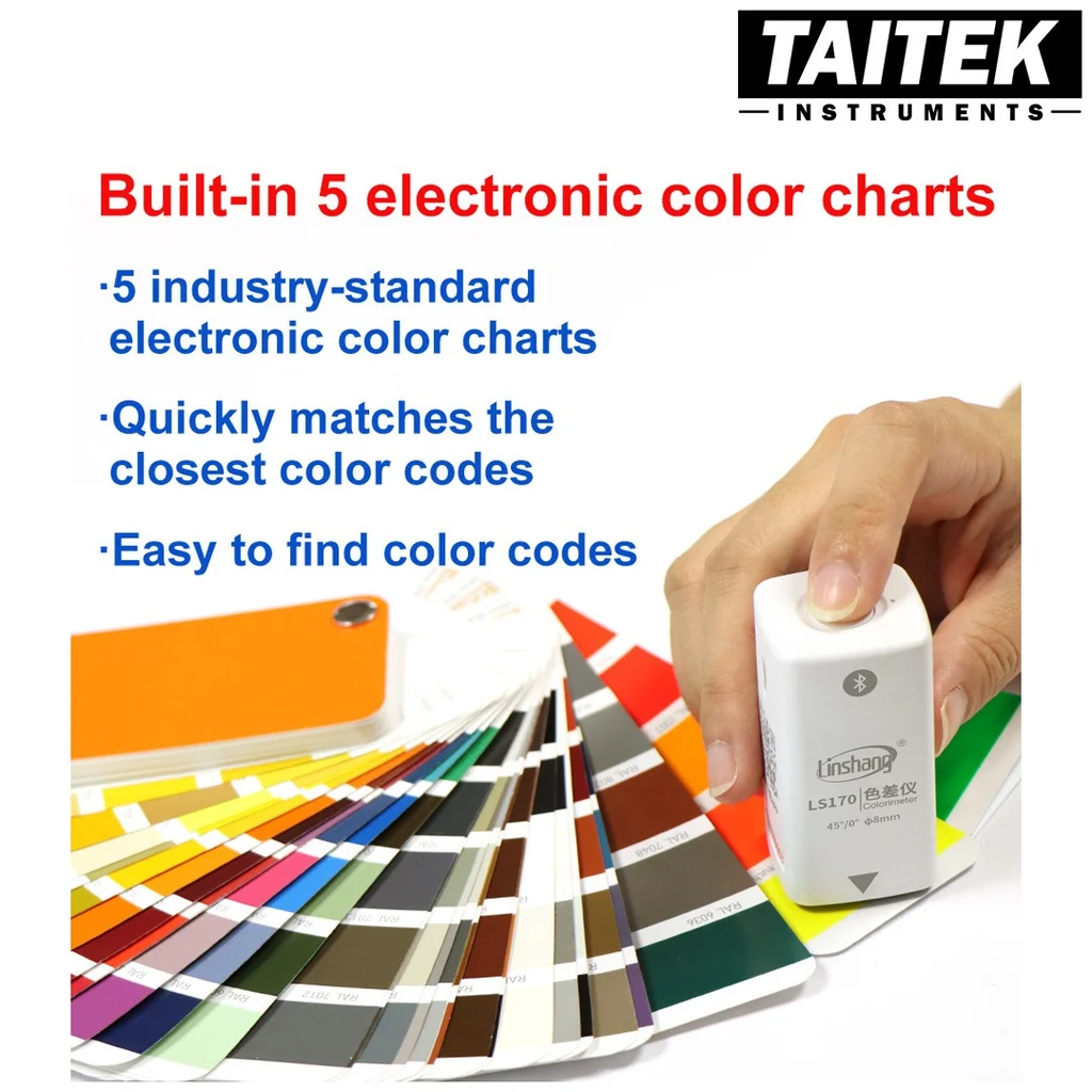 เครื่องวัดสี Multifunctional Colorimeter Linshang รุ่น LS170 Measuring aperture 8mm Illumination geometry 45/0 ขนาดเล็กพกพาง่ายเหมาะกับการใช้งานทั่วไป
