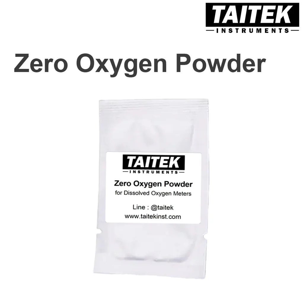 ผงไล่ออกซิเจน Zero Oxygen Powder สำหรับเครื่องวัดออกซิเจนในน้ำ for Dissolved Oxygen (DO) Meter ผงไล่ออกซิเจน Zero Oxygen Powder สำหรับเครื่องวัดออกซิเจนในน้ำ for Dissolved Oxygen (DO) Meter