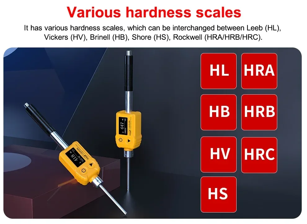 เครื่องวัดความแข็ง Leeb Hardness Tester Linshang LS252DL เครื่องวัดความแข็ง Leeb Hardness Tester Linshang LS252DL