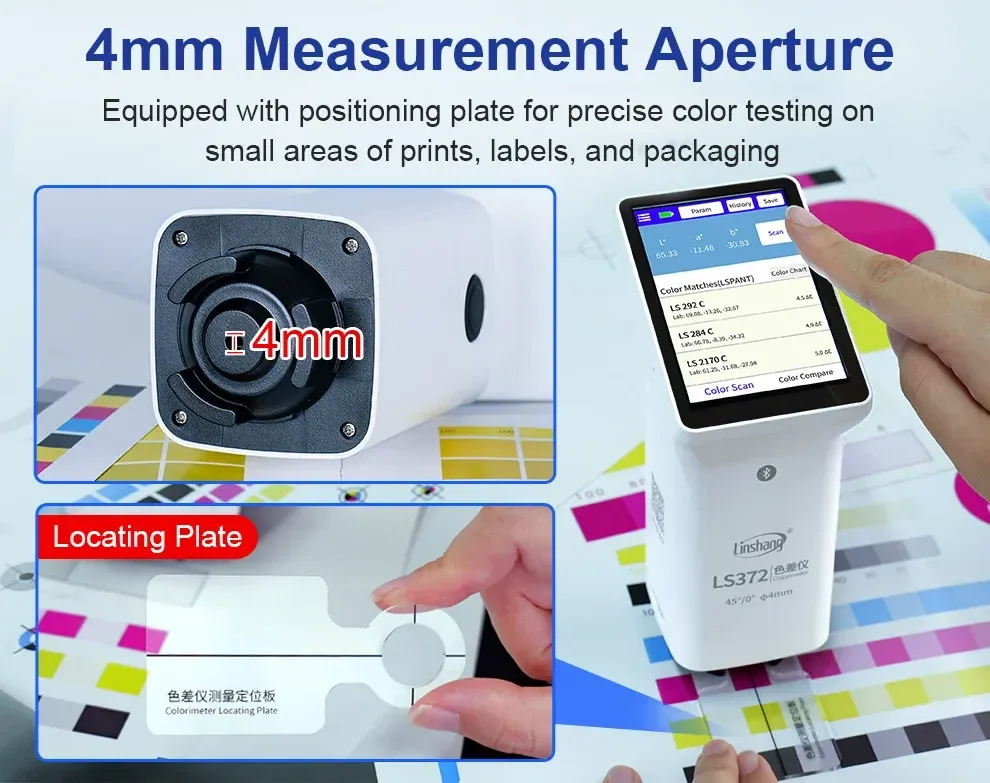 เครื่องวัดสี Multifunctional Colorimeter Linshang LS372 เครื่องวัดสี Multifunctional Colorimeter Linshang LS372