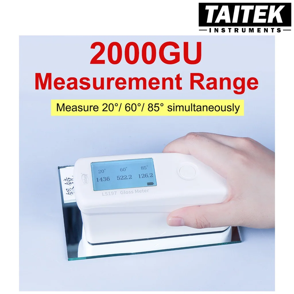 เครื่องวัดความเงาแบบ 3มุมองศา Three Angles Gloss meter Linshang รุ่น LS197 มุมองศา 20º 60º 85º ช่วงการวัด 0-2000GU เครื่องวัดความเงาแบบ 3มุมองศา Three Angles Gloss meter Linshang รุ่น LS197 มุมองศา 20º 60º 85º ช่วงการวัด 0-2000GU
