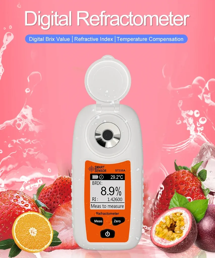 เครื่องวัดความหวาน Sugar Brix Refractometer SMART SENSOR ST355A เครื่องวัดความหวาน Sugar Brix Refractometer SMART SENSOR ST355A
