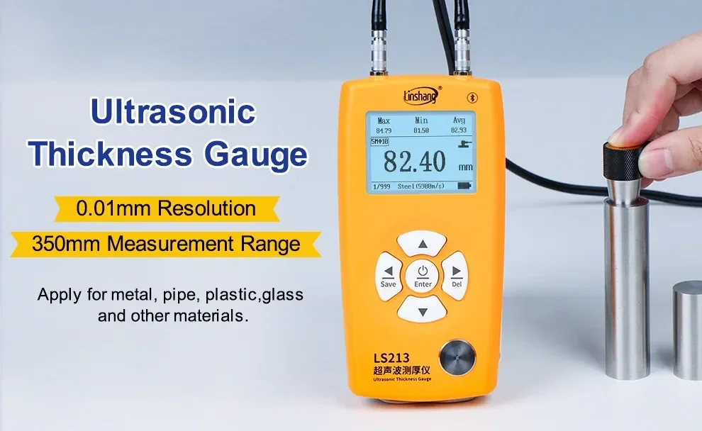เครื่องวัดความหนาวัสดุ Ultrasonic Thickness Gauge Linshang LS213 เครื่องวัดความหนาวัสดุ Ultrasonic Thickness Gauge Linshang LS213
