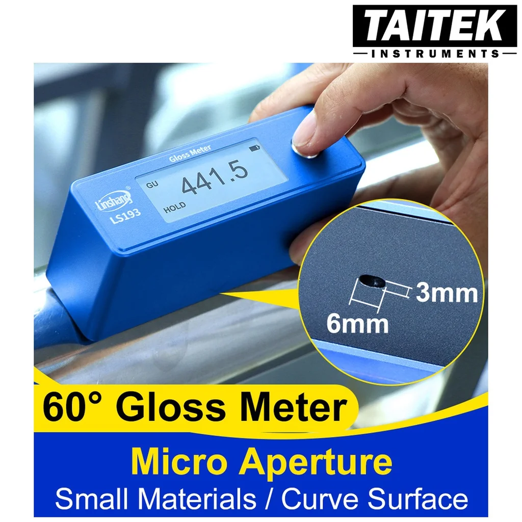 เครื่องวัดความเงาแบบ 1มุมองศา Single Angle Gloss meter Linshang รุ่น LS193 มุมองศา 60º ช่วงการวัด 0-1000GU เหมาะกับผิวโค้งหรือชิ้นงานขนาดเล็ก เครื่องวัดความเงาแบบ 1มุมองศา Single Angle Gloss meter Linshang รุ่น LS193 มุมองศา 60º ช่วงการวัด 0-1000GU เหมาะกับผิวโค้งหรือชิ้นงานขนาดเล็ก