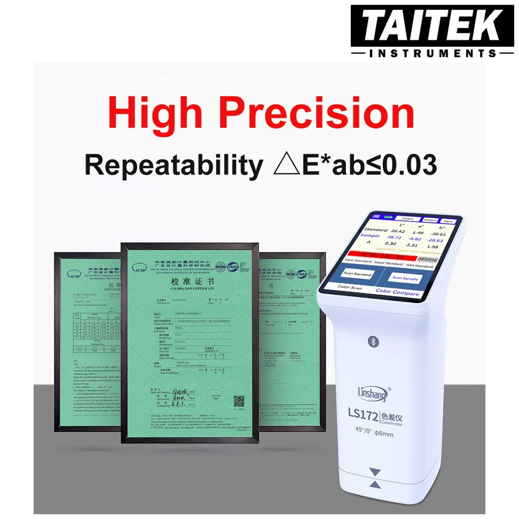 เครื่องวัดสี Multifunctional Colorimeter Linshang รุ่น LS172 Measuring aperture 8mm Illumination geometry 45/0 เครื่องวัดสี Multifunctional Colorimeter Linshang รุ่น LS172 Measuring aperture 8mm Illumination geometry 45/0