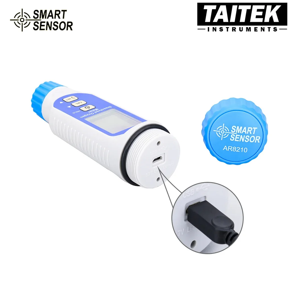 เครื่องวัดออกซิเจนในน้ำ Dissolved Oxygen Meter SMART SENSOR รุ่น AR8210 ช่วงการวัด 0~20mg/L ความแม่นยำ ±0.4mg/L เครื่องวัดออกซิเจนในน้ำ Dissolved Oxygen Meter SMART SENSOR รุ่น AR8210 ช่วงการวัด 0~20mg/L ความแม่นยำ ±0.4mg/L