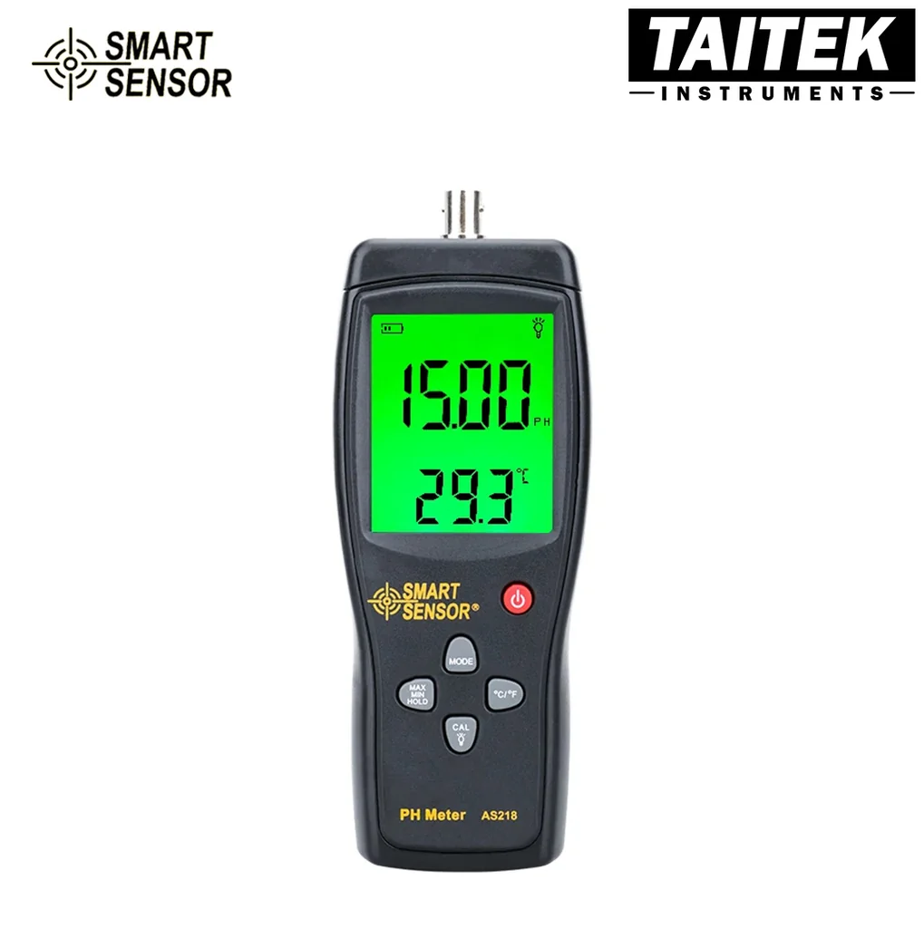 เครื่องวัดคุณภาพน้ำ pH Meter SMART SENSOR รุ่น AS218 คาริเบท 3 points ค่า pH 4.00 , 6.86 , 9.18 เครื่องวัดคุณภาพน้ำ pH Meter SMART SENSOR รุ่น AS218 คาริเบท 3 points ค่า pH 4.00 , 6.86 , 9.18