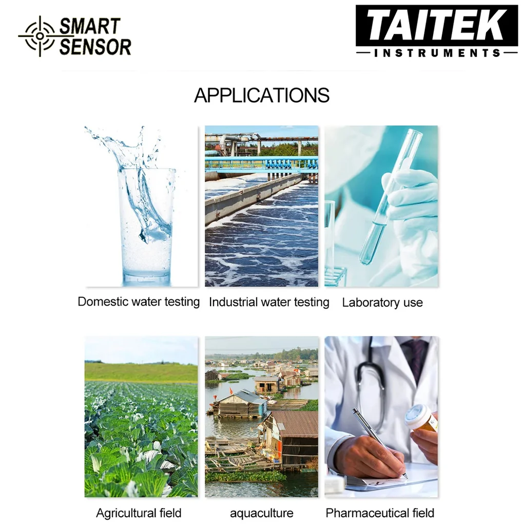 เครื่องวัดออกซิเจนในน้ำ Dissolved Oxygen Meter SMART SENSOR รุ่น AR8210 ช่วงการวัด 0~20mg/L ความแม่นยำ ±0.4mg/L เครื่องวัดออกซิเจนในน้ำ Dissolved Oxygen Meter SMART SENSOR รุ่น AR8210 ช่วงการวัด 0~20mg/L ความแม่นยำ ±0.4mg/L