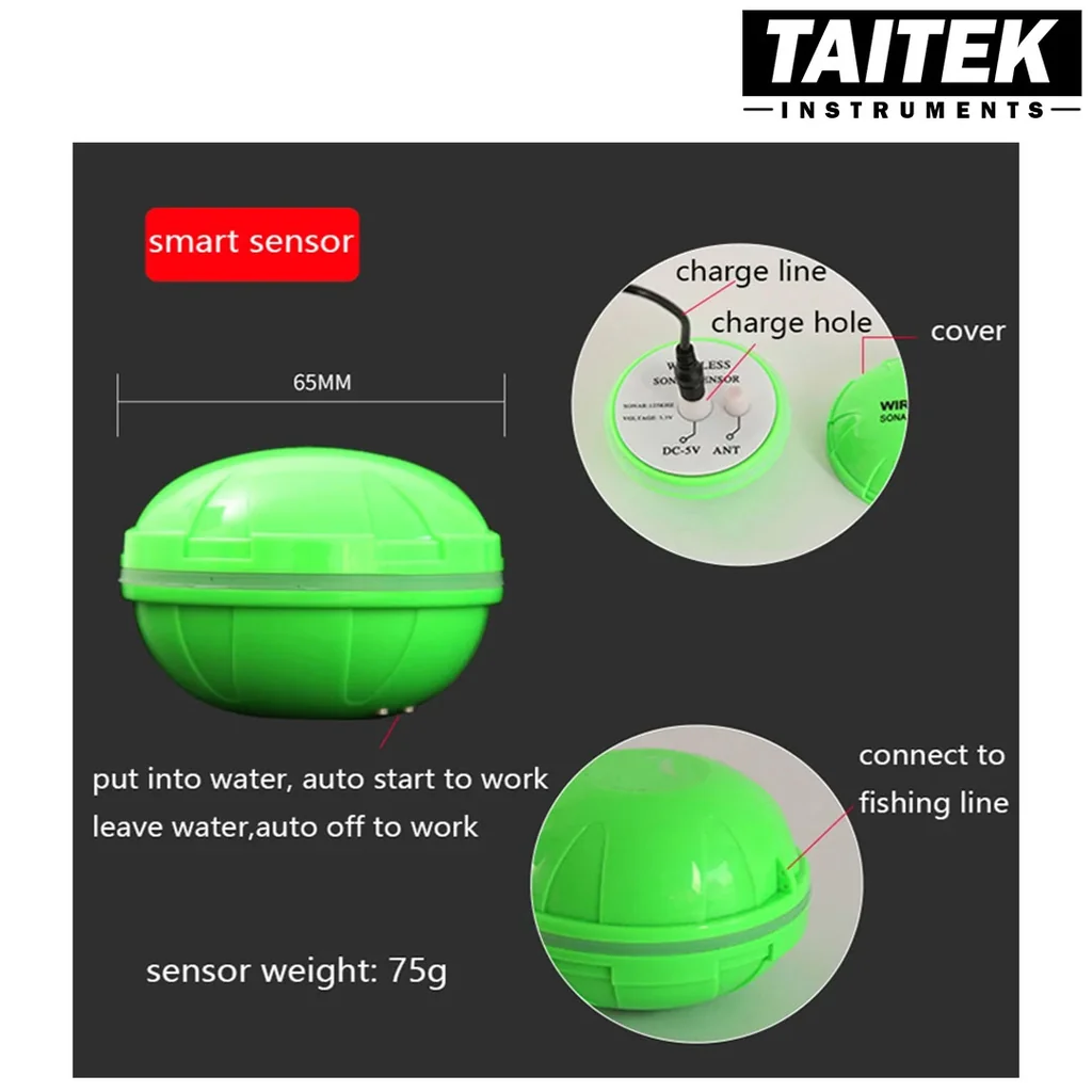 เครื่องหาปลาพกพา Portable Fish Finder รุ่น XF11W ความลึกการตรวจจับ 2.6-160ft เครื่องหาปลาพกพา Portable Fish Finder รุ่น XF11W ความลึกการตรวจจับ 2.6-160ft