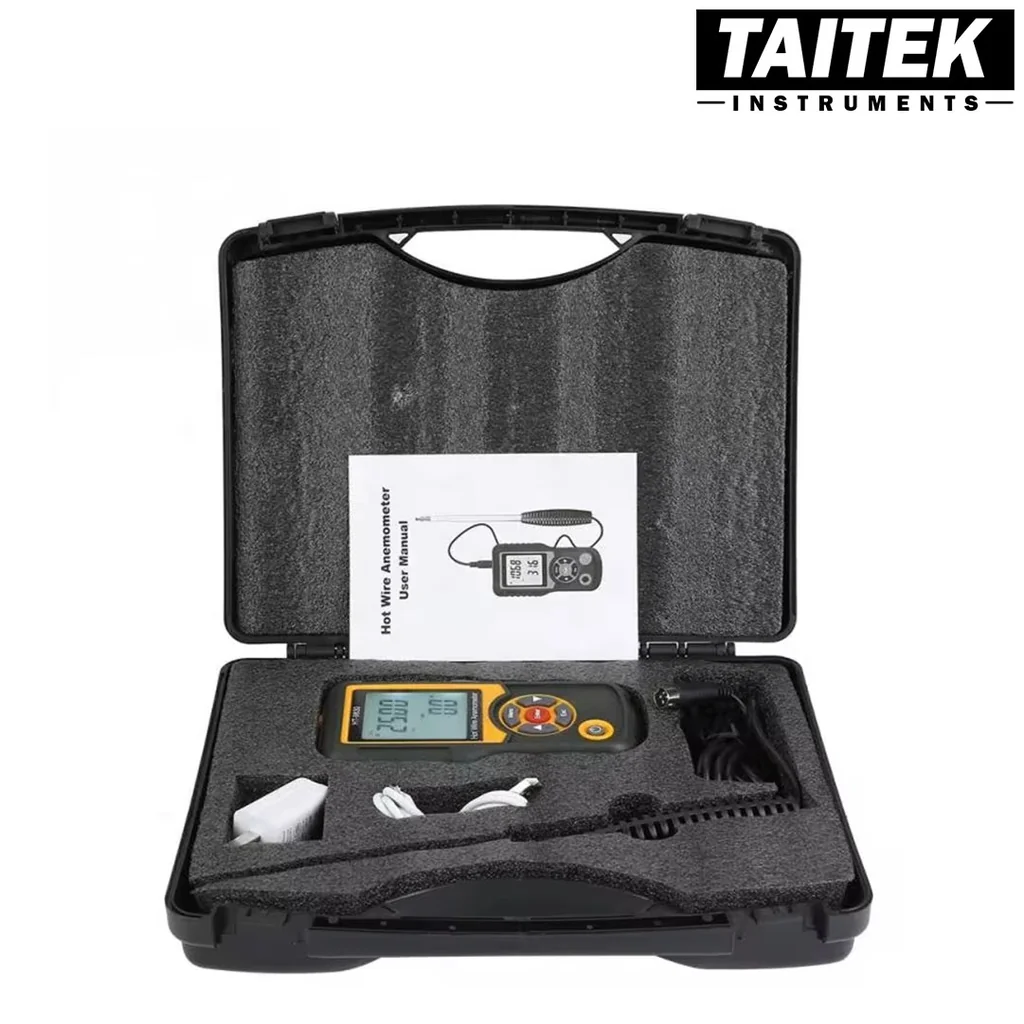 เครื่องวัดความเร็วลม Hot Wire Digital Anemometer HTI รุ่น HT-9830 ช่วงการวัด 0.1~30.0m/s เครื่องวัดความเร็วลม Hot Wire Digital Anemometer HTI รุ่น HT-9830 ช่วงการวัด 0.1~30.0m/s