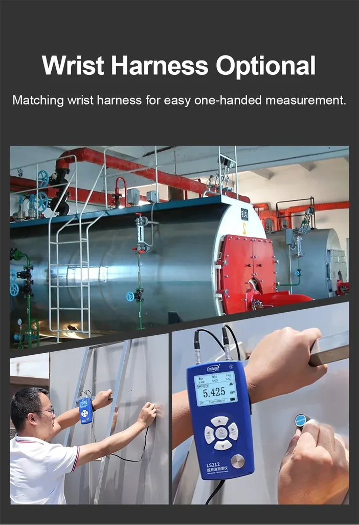 เครื่องวัดความหนาวัสดุ Ultrasonic Thickness Gauge Linshang LS212 เครื่องวัดความหนาวัสดุ Ultrasonic Thickness Gauge Linshang LS212