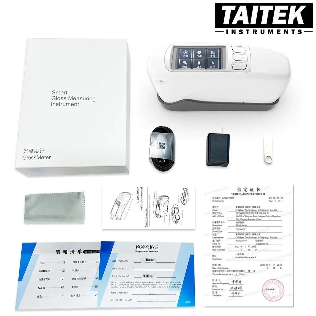 เครื่องวัดความเงาแบบ 1มุมองศา Single Angle Gloss meter CHNSpec รุ่น CS-300 SE มุมองศา 60º ช่วงการวัด 0-200GU พร้อมใบCer จากโรงงาน เครื่องวัดความเงาแบบ 1มุมองศา Single Angle Gloss meter CHNSpec รุ่น CS-300 SE มุมองศา 60º ช่วงการวัด 0-200GU พร้อมใบCer จากโรงงาน