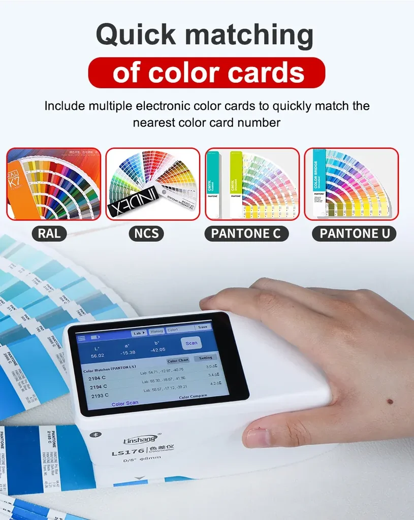 เครื่องวัดสี Multifunctional Colorimeter Linshang LS176 เครื่องวัดสี Multifunctional Colorimeter Linshang LS176