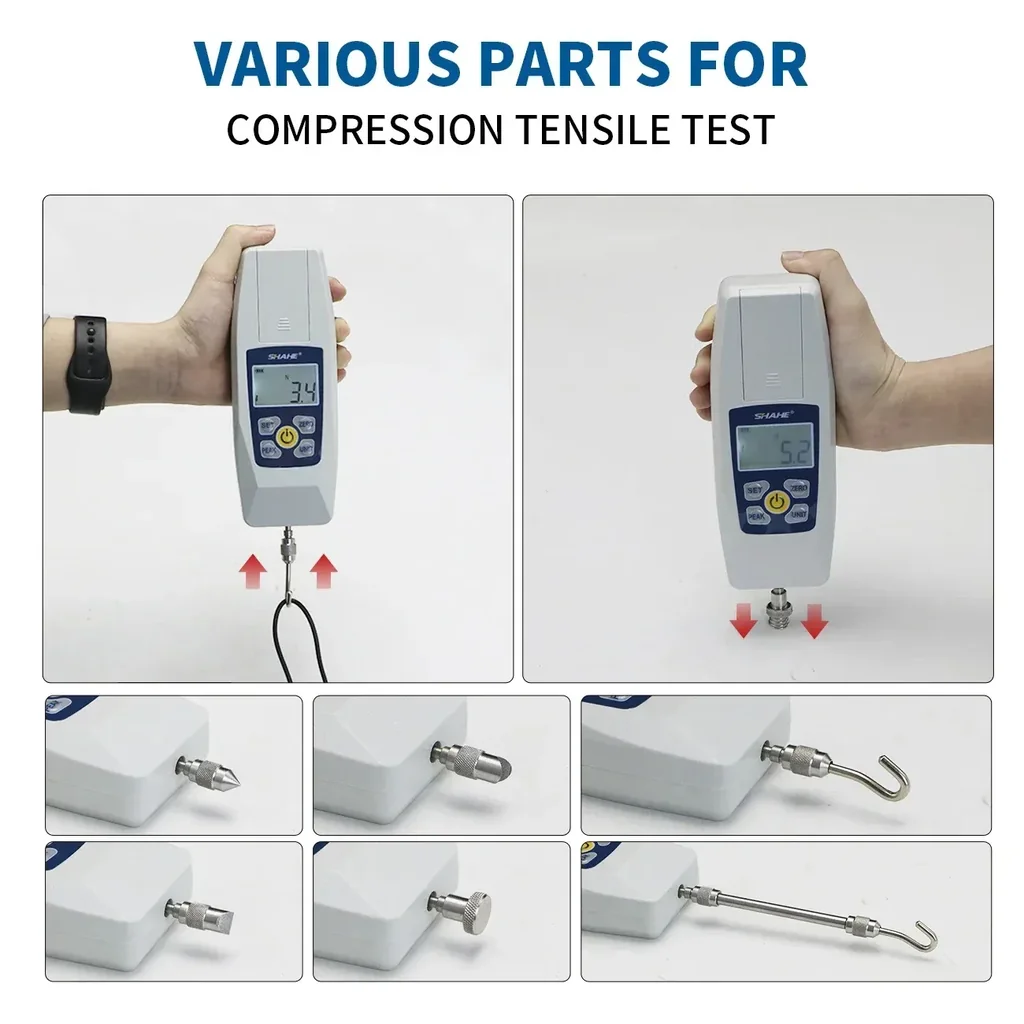 เครื่องวัดแรงดึง/แรงกด Digital Force Gauge SHAHE KF-500N เครื่องวัดแรงดึง/แรงกด Digital Force Gauge SHAHE KF-500N