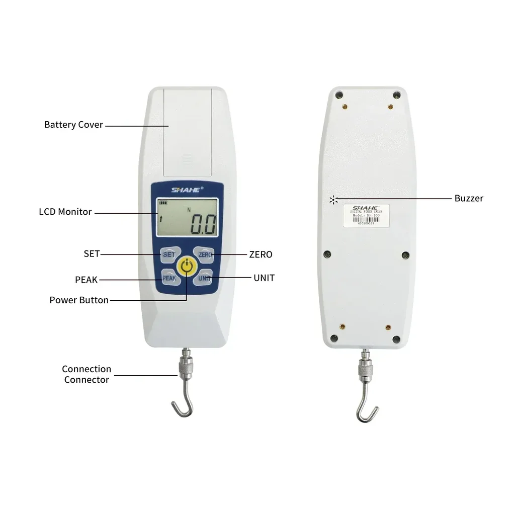 เครื่องวัดแรงดึง/แรงกด Digital Force Gauge SHAHE KF-500N เครื่องวัดแรงดึง/แรงกด Digital Force Gauge SHAHE KF-500N