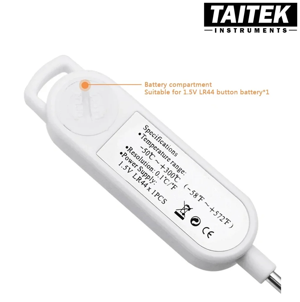 เครื่องวัดอุณหภูมิอาหารดิจิตอล Digital Food Thermometer รุ่น TP300 ช่วงการวัด -50~300℃ ความละเอียด 0.1℃ เครื่องวัดอุณหภูมิอาหารดิจิตอล Digital Food Thermometer รุ่น TP300 ช่วงการวัด -50~300℃ ความละเอียด 0.1℃