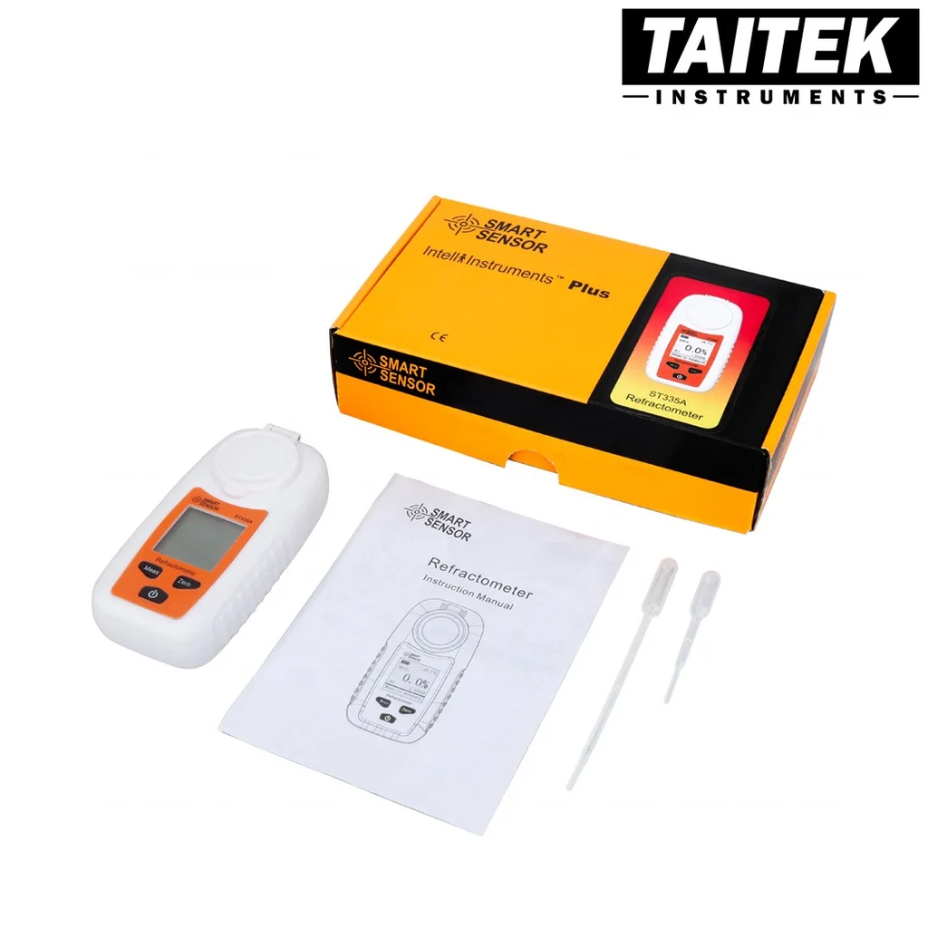 เครื่องวัดความหวาน Sugar Brix Refractometer SMART SENSOR รุ่น ST355A 0.0%~55.0% Brix เครื่องวัดความหวาน Sugar Brix Refractometer SMART SENSOR รุ่น ST355A 0.0%~55.0% Brix