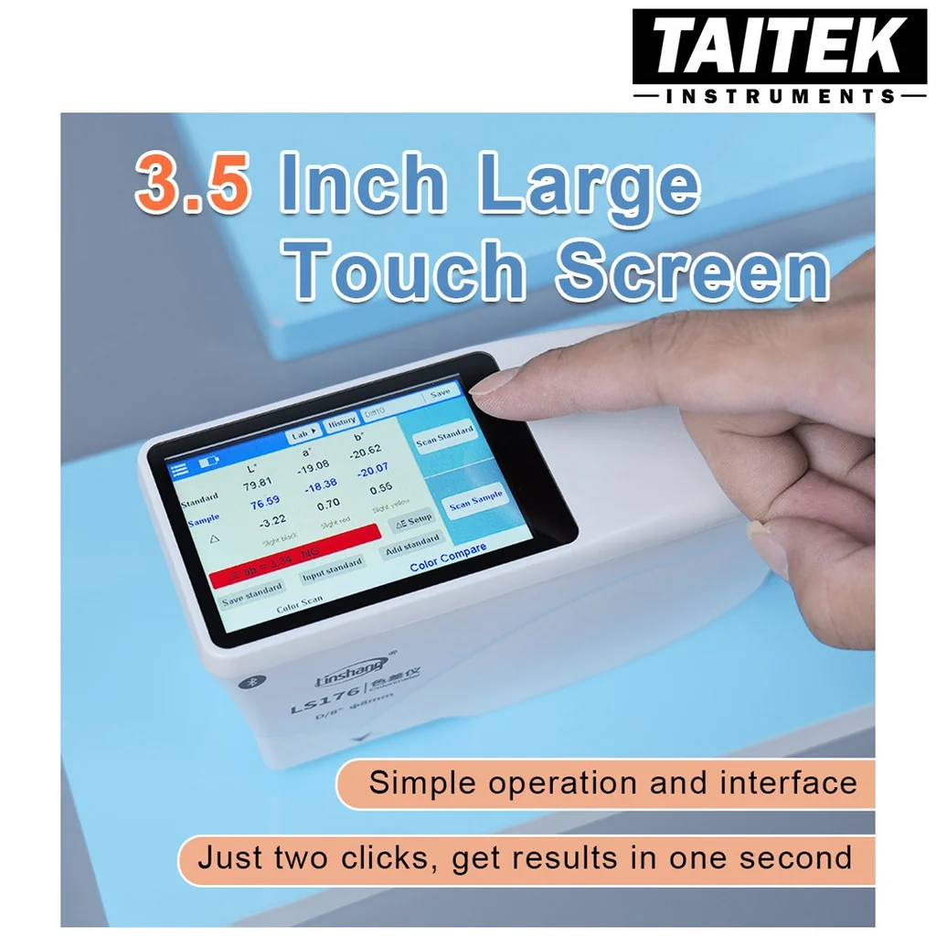เครื่องวัดสี Multifunctional Colorimeter Linshang รุ่น LS176 Measuring aperture 8mm Illumination geometry D/8 เครื่องวัดสี Multifunctional Colorimeter Linshang รุ่น LS176 Measuring aperture 8mm Illumination geometry D/8
