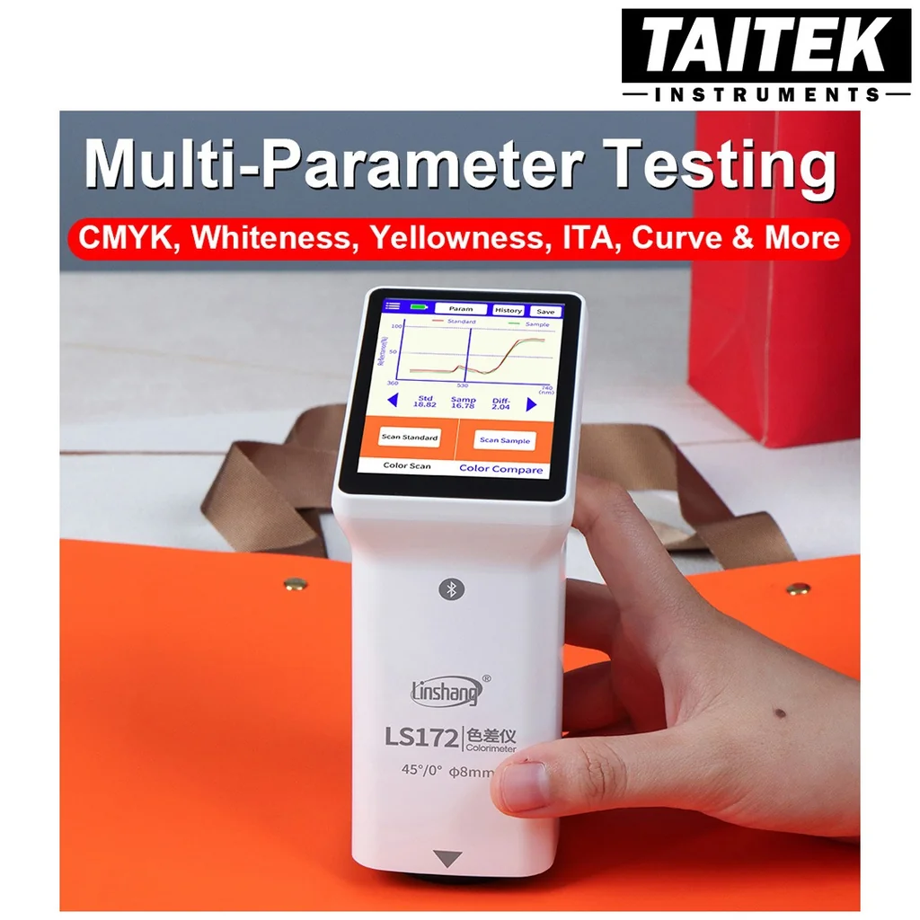 เครื่องวัดสี Multifunctional Colorimeter Linshang รุ่น LS172 Measuring aperture 8mm Illumination geometry 45/0 เครื่องวัดสี Multifunctional Colorimeter Linshang รุ่น LS172 Measuring aperture 8mm Illumination geometry 45/0