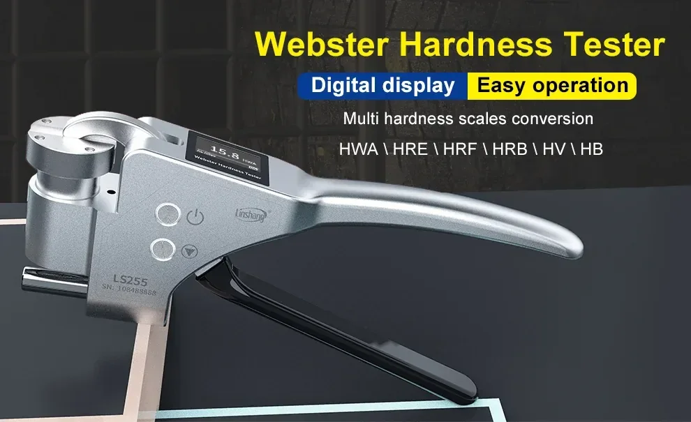 เครื่องทดสอบความแข็ง Webster Hardness Tester Linshang LS255 เครื่องทดสอบความแข็ง Webster Hardness Tester Linshang LS255