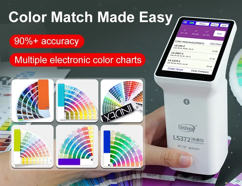 เครื่องวัดสี Multifunctional Colorimeter Linshang LS372 เครื่องวัดสี Multifunctional Colorimeter Linshang LS372