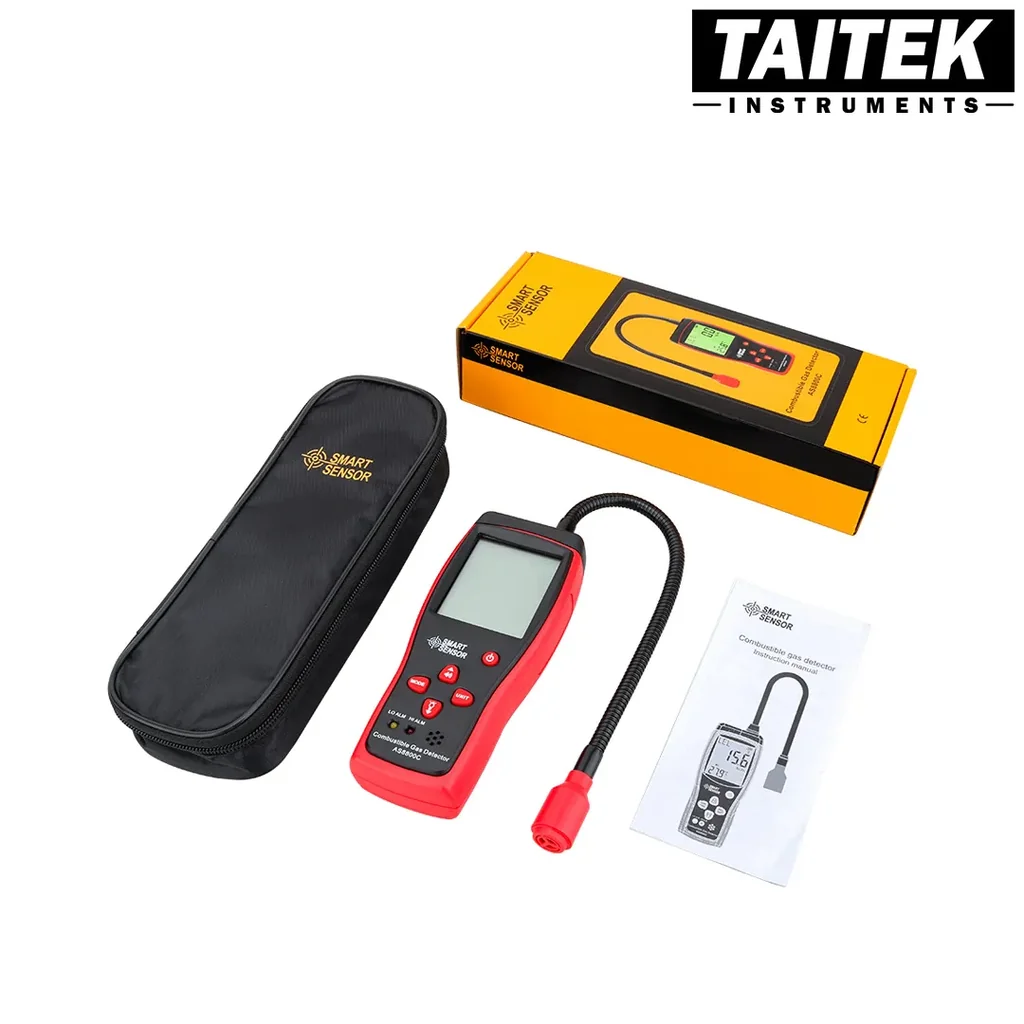 เครื่องตรวจจับก๊าซไวไฟ Combustible Gas Detector SMART SENSOR รุ่น AS8800C พร้อมจอแสดงผล LCD เครื่องตรวจจับก๊าซไวไฟ Combustible Gas Detector SMART SENSOR รุ่น AS8800C พร้อมจอแสดงผล LCD