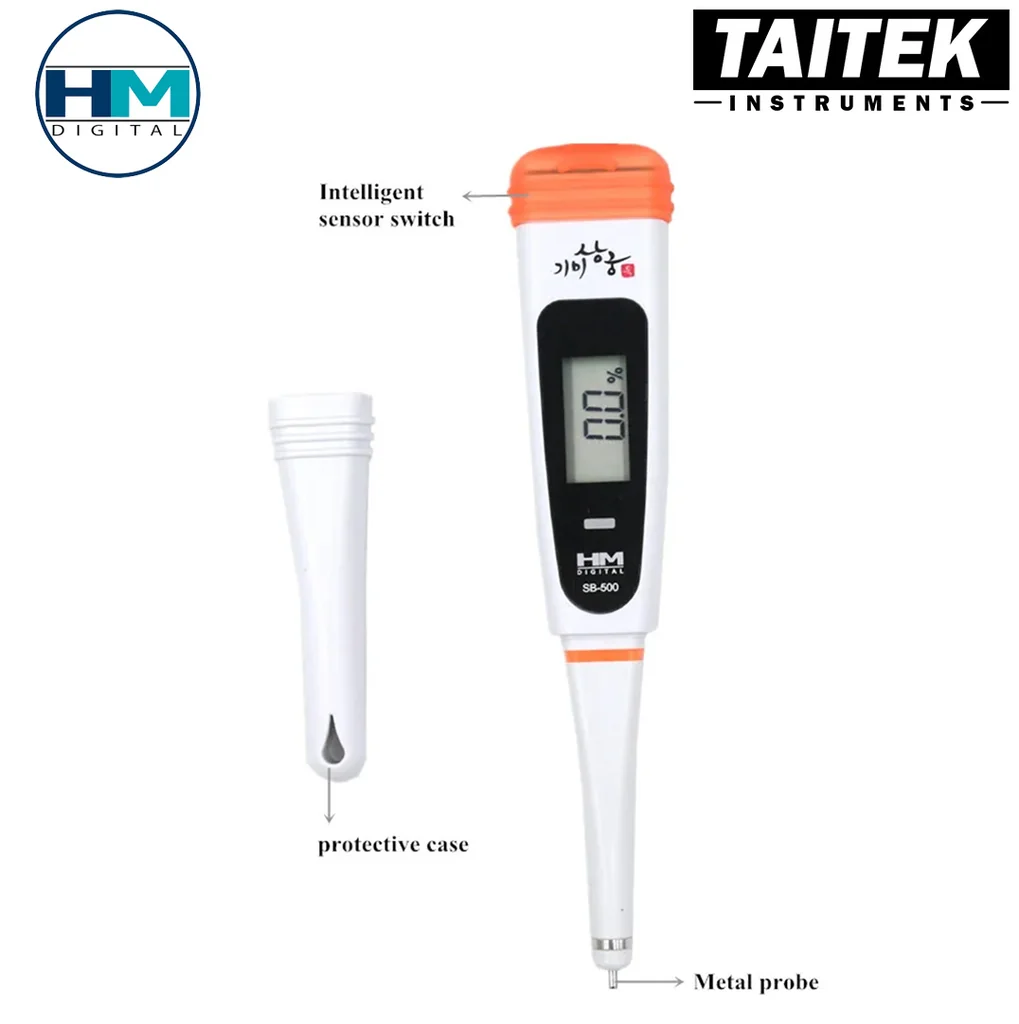 เครื่องวัดความเค็ม สำหรับน้ำซุป น้ำแกง Salinity meter HM DIGITAL รุ่น SB-500 ช่วงการวัด 0.0%-5.0% ค่าความละเอียด 0.1% เครื่องวัดความเค็ม สำหรับน้ำซุป น้ำแกง Salinity meter HM DIGITAL รุ่น SB-500 ช่วงการวัด 0.0%-5.0% ค่าความละเอียด 0.1%