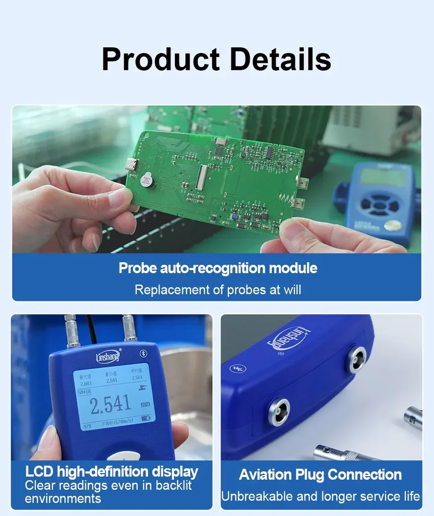 เครื่องวัดความหนาวัสดุ Ultrasonic Thickness Gauge Linshang LS212 เครื่องวัดความหนาวัสดุ Ultrasonic Thickness Gauge Linshang LS212