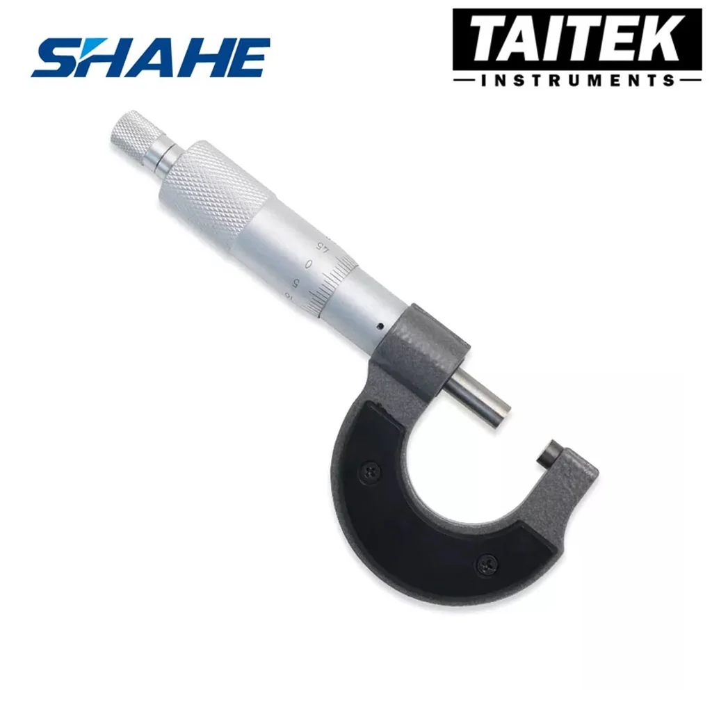 SHAHE 5200-25 ไมโครมิเตอร์วัดความหนาชิ้นงาน Precision Gauge Caliper Outside Micrometer | 0 - 25 mm