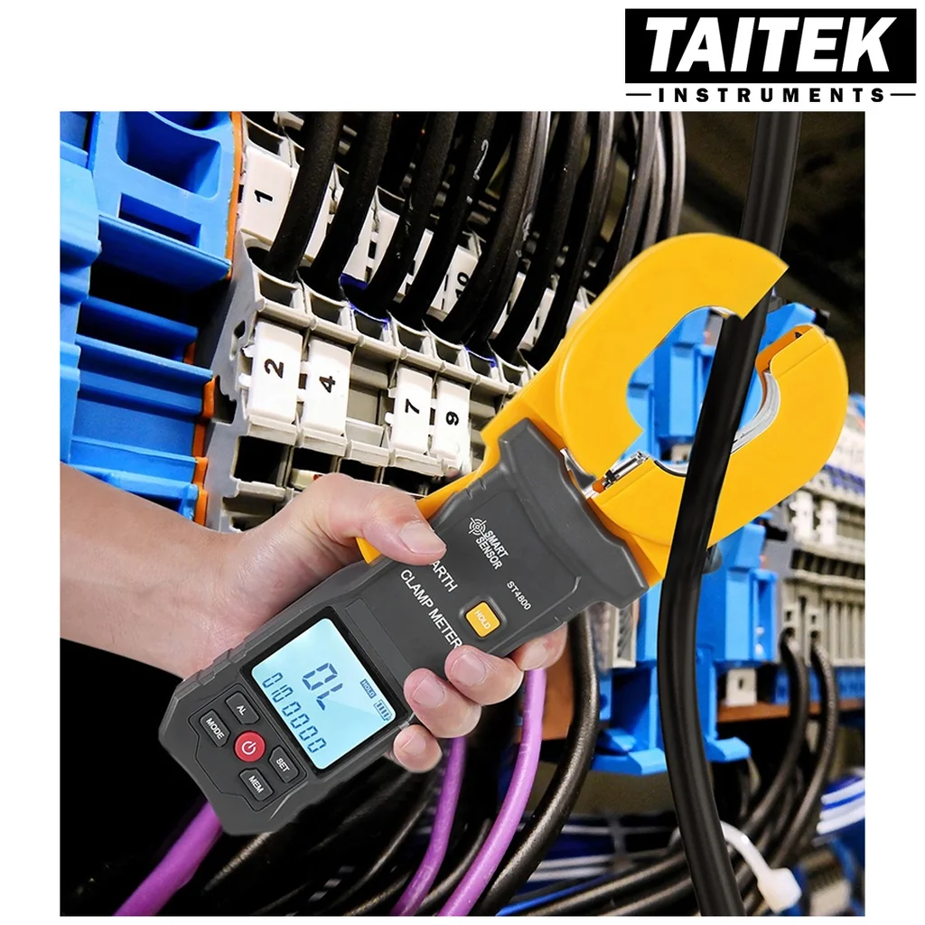 เครื่องวัดความต้านทานดินแบบหนีบ Clamp Earth Resistance Tester SMART SENSOR รุ่น ST4800 เครื่องวัดความต้านทานดินแบบหนีบ Clamp Earth Resistance Tester SMART SENSOR รุ่น ST4800