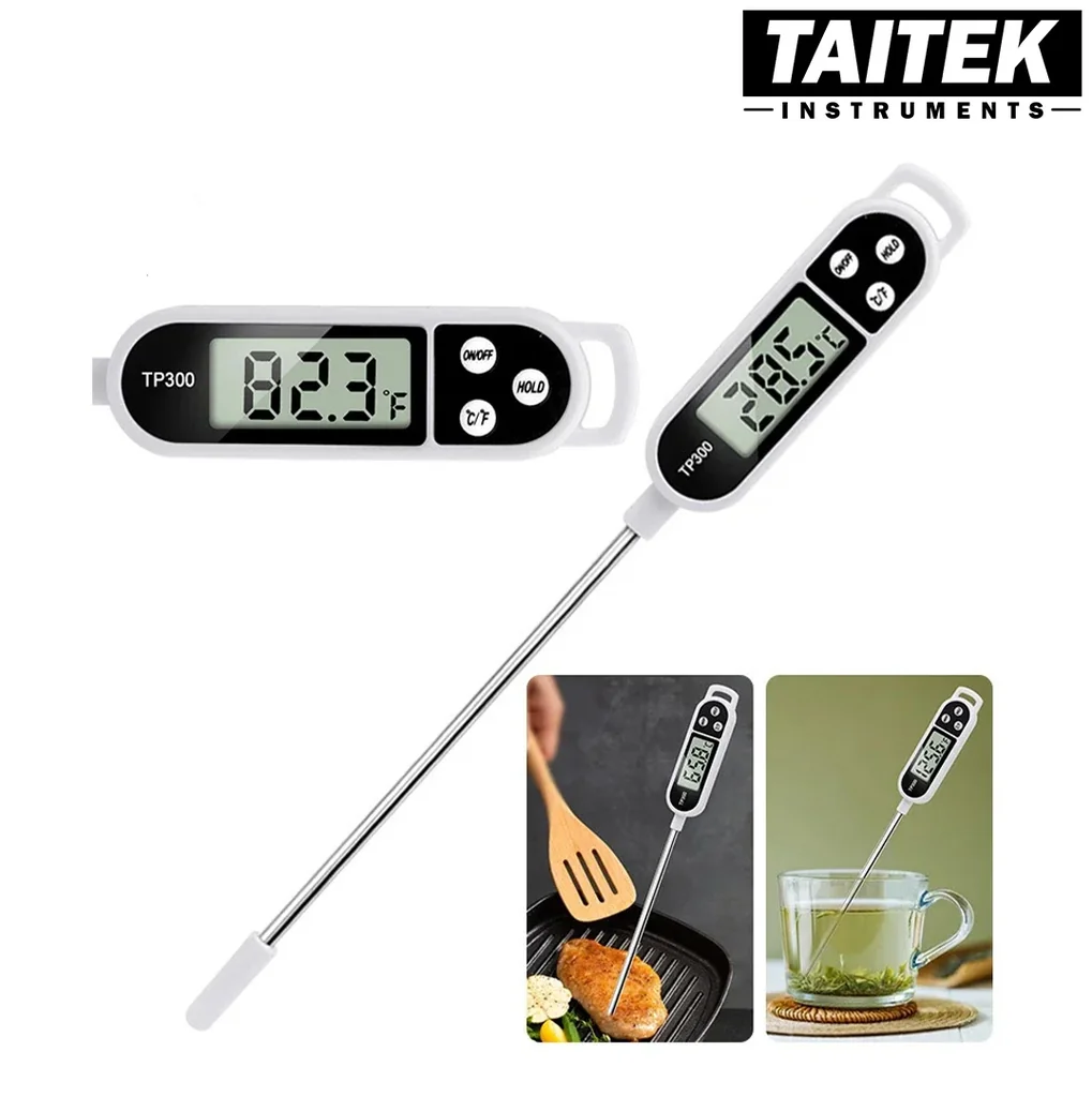 เครื่องวัดอุณหภูมิอาหารดิจิตอล Digital Food Thermometer รุ่น TP300 ช่วงการวัด -50~300℃ ความละเอียด 0.1℃ เครื่องวัดอุณหภูมิอาหารดิจิตอล Digital Food Thermometer รุ่น TP300 ช่วงการวัด -50~300℃ ความละเอียด 0.1℃