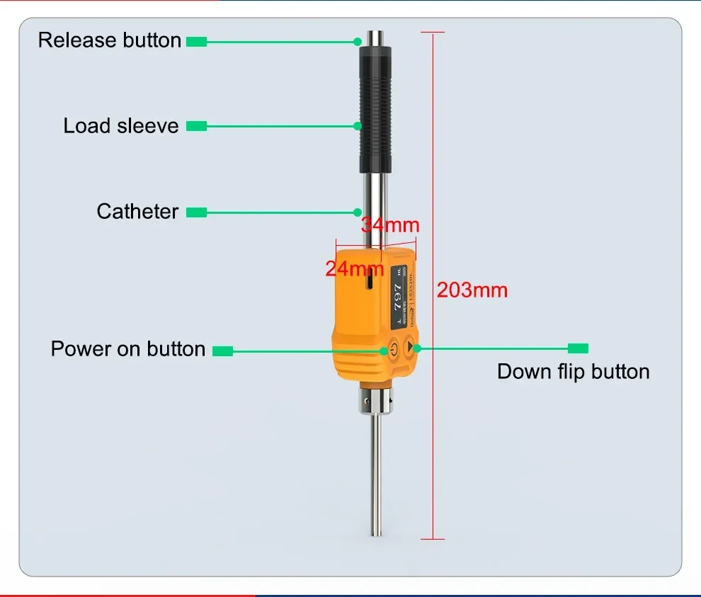 เครื่องวัดความแข็ง Leeb Hardness Tester Linshang LS252DL เครื่องวัดความแข็ง Leeb Hardness Tester Linshang LS252DL