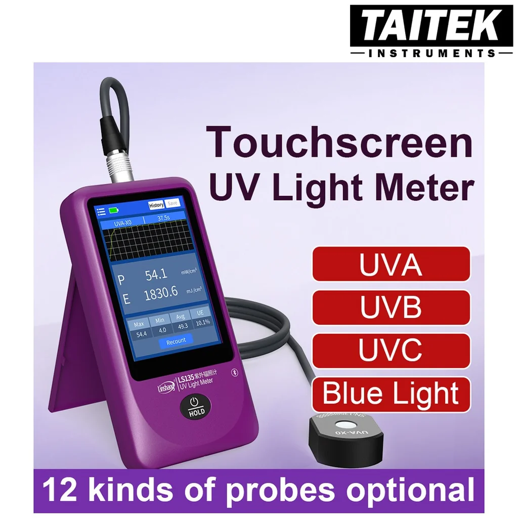 เครื่องวัดแสงยูวี UV Light Meter Linshang รุ่น LS135 UVA-X0 ระดับมืออาชีพ สำหรับวัดความเข้มและพลังงานของแสง UVA ของหลอดไฟปรอทแรงดันสูงในอุตสาหกรรมการบ่มด้วยรังสียูวี เครื่องวัดแสงยูวี UV Light Meter Linshang รุ่น LS135 UVA-X0 ระดับมืออาชีพ สำหรับวัดความเข้มและพลังงานของแสง UVA ของหลอดไฟปรอทแรงดันสูงในอุตสาหกรรมการบ่มด้วยรังสียูวี