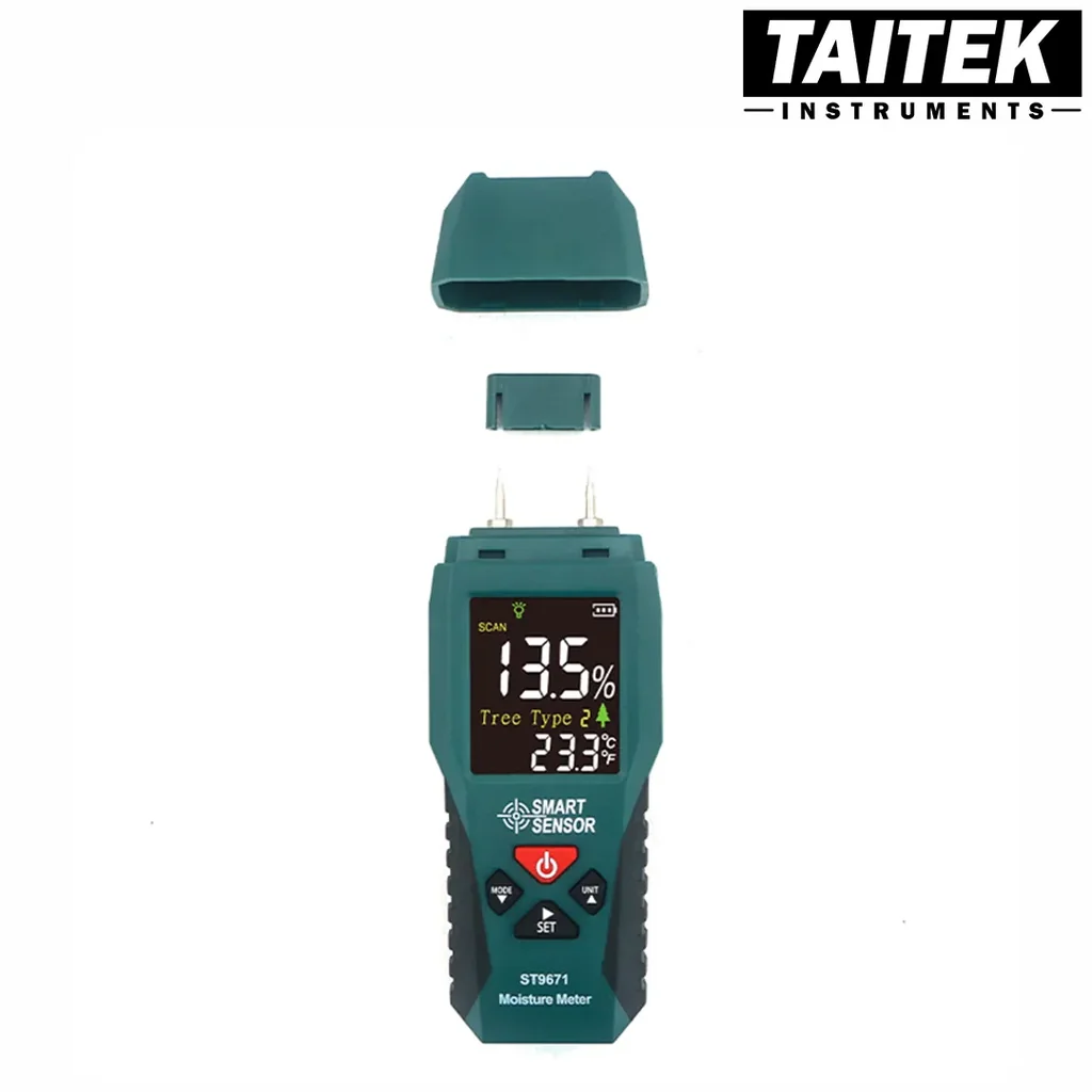 เครื่องวัดความชื้นไม้ Wood Moisture Meter SMART SENSOR รุ่น ST9671 ช่วงการวัด 2~70% ความละเอียด 0.1% เครื่องวัดความชื้นไม้ Wood Moisture Meter SMART SENSOR รุ่น ST9671 ช่วงการวัด 2~70% ความละเอียด 0.1%
