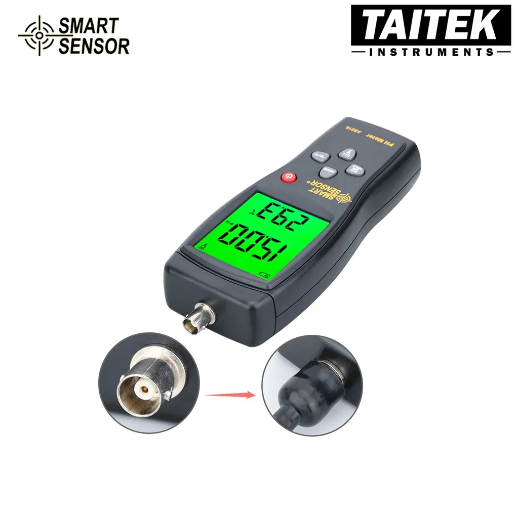 เครื่องวัดคุณภาพน้ำ pH Meter SMART SENSOR รุ่น AS218 คาริเบท 3 points ค่า pH 4.00 , 6.86 , 9.18 เครื่องวัดคุณภาพน้ำ pH Meter SMART SENSOR รุ่น AS218 คาริเบท 3 points ค่า pH 4.00 , 6.86 , 9.18