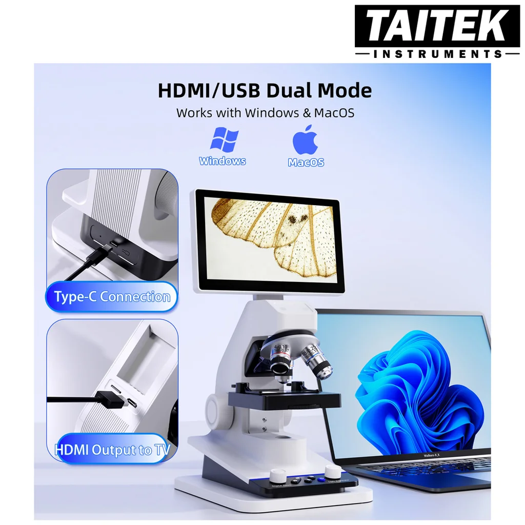กล้องจุลทรรศน์พร้อมจอ Digital Biological Microscope รุ่น BM070 Optical zoom 400X Digital zoom 1500X จอLCD 7นิ้ว เหมาะกับการใช้งานทั่วไปในการเรียนและการศึกษา กล้องจุลทรรศน์พร้อมจอ Digital Biological Microscope รุ่น BM070 Optical zoom 400X Digital zoom 1500X จอLCD 7นิ้ว เหมาะกับการใช้งานทั่วไปในการเรียนและการศึกษา