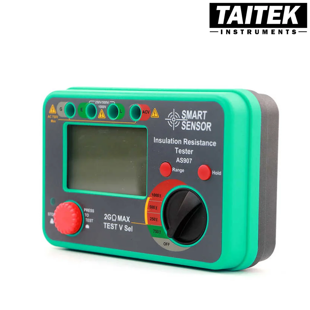 เครื่องทดสอบความเป็นฉนวน Insulation Resistance Tester SMART SENSOR รุ่น AS907 เครื่องทดสอบความเป็นฉนวน Insulation Resistance Tester SMART SENSOR รุ่น AS907