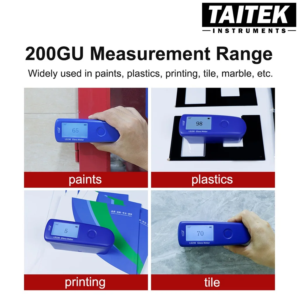 เครื่องวัดความเงาแบบ 1มุมองศา Single Angle Gloss meter Linshang รุ่น LS190 มุมองศา 60º ช่วงการวัด 0-200GU เครื่องวัดความเงาแบบ 1มุมองศา Single Angle Gloss meter Linshang รุ่น LS190 มุมองศา 60º ช่วงการวัด 0-200GU