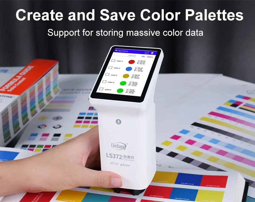 เครื่องวัดสี Multifunctional Colorimeter Linshang LS372 เครื่องวัดสี Multifunctional Colorimeter Linshang LS372