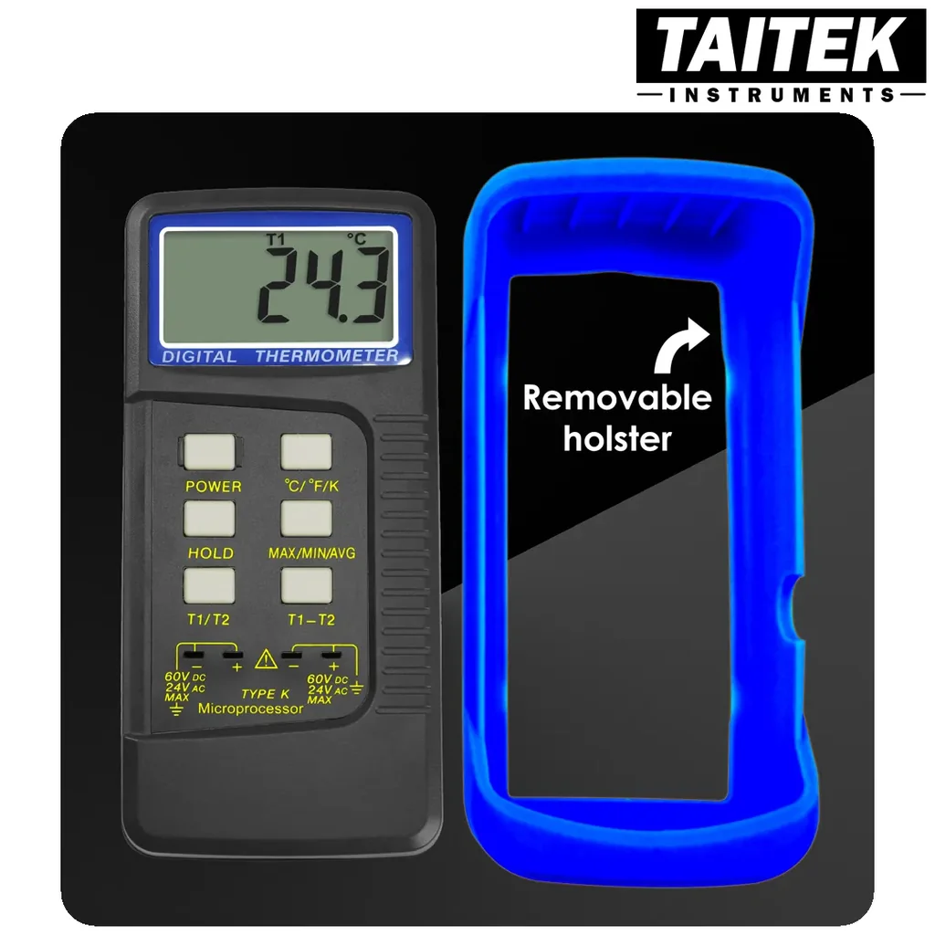 เครื่องวัดอุณหภูมิ K-type Thermometer รุ่น DT1316 ช่วงการวัดอุณหภูมิ -50~1300°C ความละเอียด 0.1°C เครื่องวัดอุณหภูมิ K-type Thermometer รุ่น DT1316 ช่วงการวัดอุณหภูมิ -50~1300°C ความละเอียด 0.1°C