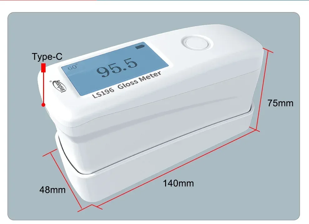 เครื่องวัดความเงาแบบ 1มุมองศา Single Angle Glossmeter Linshang LS196 เครื่องวัดความเงาแบบ 1มุมองศา Single Angle Glossmeter Linshang LS196