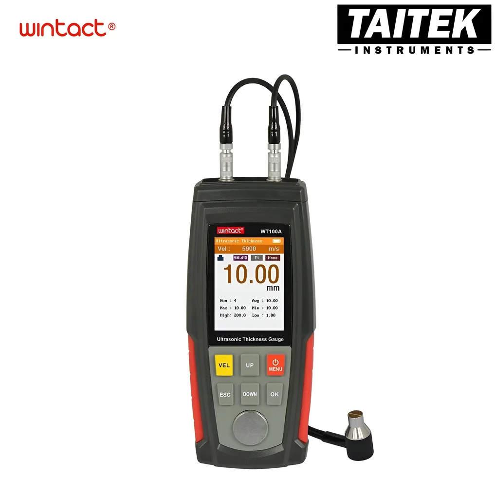เครื่องวัดความหนาวัสดุ Ultrasonic Thickness Gauge Wintact รุ่น WT100A ช่วงการวัด 1.00~300.0mm เครื่องวัดความหนาวัสดุ Ultrasonic Thickness Gauge Wintact รุ่น WT100A ช่วงการวัด 1.00~300.0mm