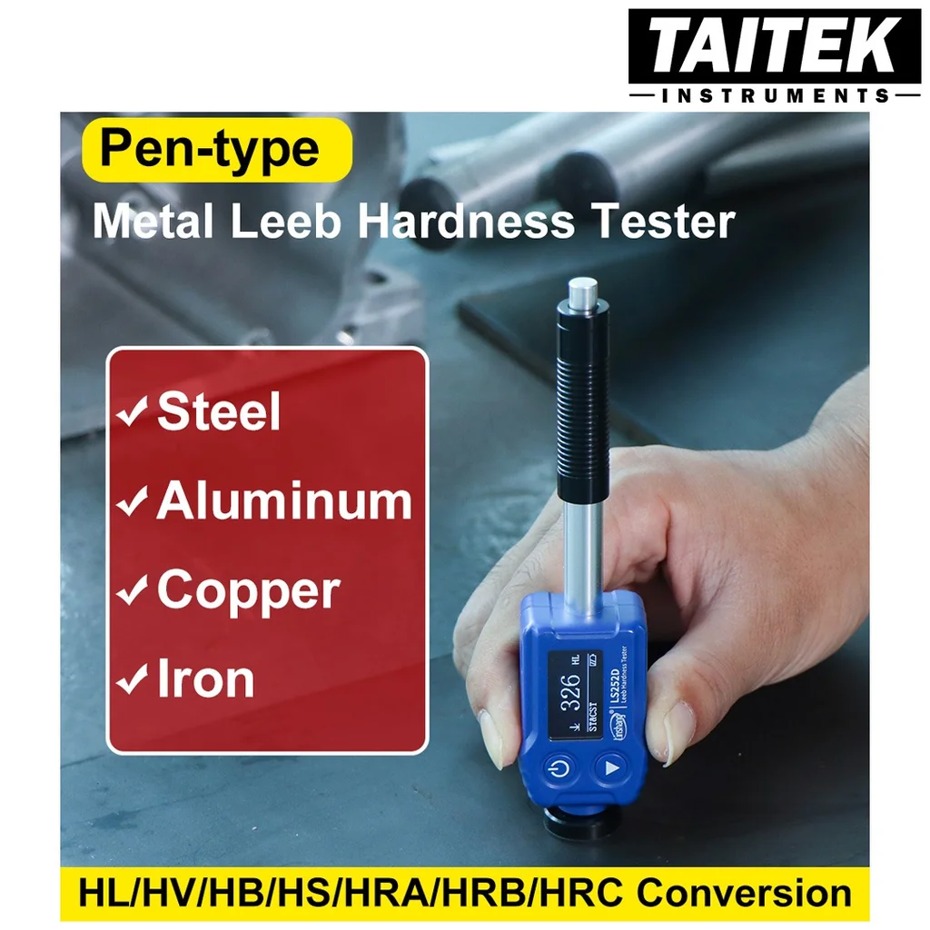 เครื่องวัดความแข็งโลหะ Leeb Hardness Tester Linshang รุ่น LS252D ความแม่นยำสูง HL HV HB HS HRA HRB HRC สำหรับเหล็กและโลหะ เหมาะกับการวัดทั่วไป เครื่องวัดความแข็งโลหะ Leeb Hardness Tester Linshang รุ่น LS252D ความแม่นยำสูง HL HV HB HS HRA HRB HRC สำหรับเหล็กและโลหะ เหมาะกับการวัดทั่วไป