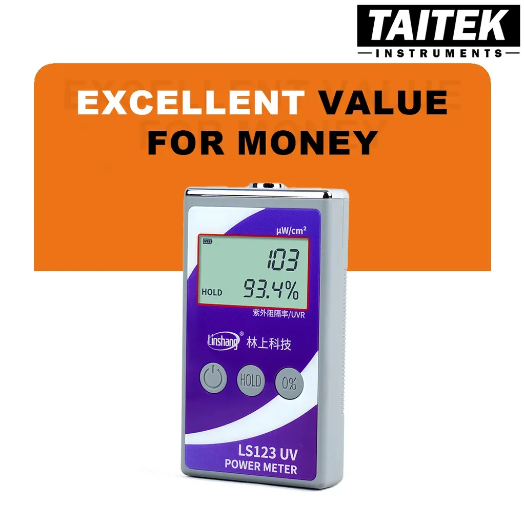 เครื่องวัดแสงยูวี UV Power Meter Linshang รุ่น LS123 Power 0-40000 μW/cm² Spectral 260nm-380nm Ultraviolet Radiometer/UV Intensity/Solar Film/Window Tint Meter เครื่องวัดแสงยูวี UV Power Meter Linshang รุ่น LS123 Power 0-40000 μW/cm² Spectral 260nm-380nm Ultraviolet Radiometer/UV Intensity/Solar Film/Window Tint Meter