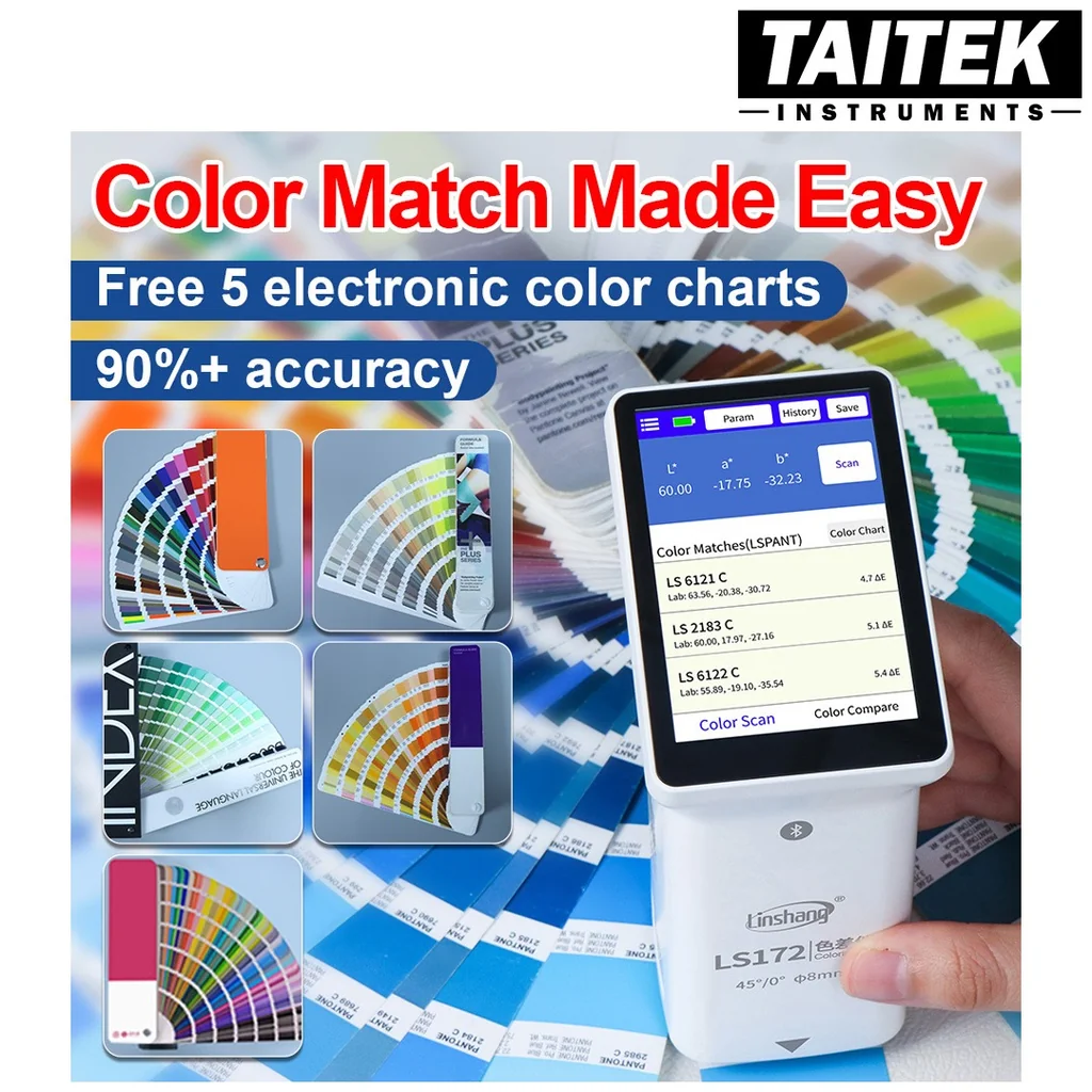 เครื่องวัดสี Multifunctional Colorimeter Linshang รุ่น LS172 Measuring aperture 8mm Illumination geometry 45/0 เครื่องวัดสี Multifunctional Colorimeter Linshang รุ่น LS172 Measuring aperture 8mm Illumination geometry 45/0