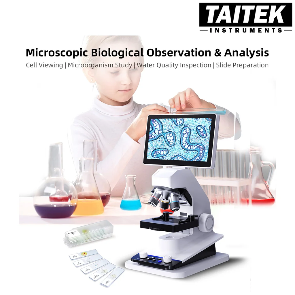 กล้องจุลทรรศน์พร้อมจอ Digital Biological Microscope รุ่น BM070 Optical zoom 400X Digital zoom 1500X จอLCD 7นิ้ว เหมาะกับการใช้งานทั่วไปในการเรียนและการศึกษา กล้องจุลทรรศน์พร้อมจอ Digital Biological Microscope รุ่น BM070 Optical zoom 400X Digital zoom 1500X จอLCD 7นิ้ว เหมาะกับการใช้งานทั่วไปในการเรียนและการศึกษา