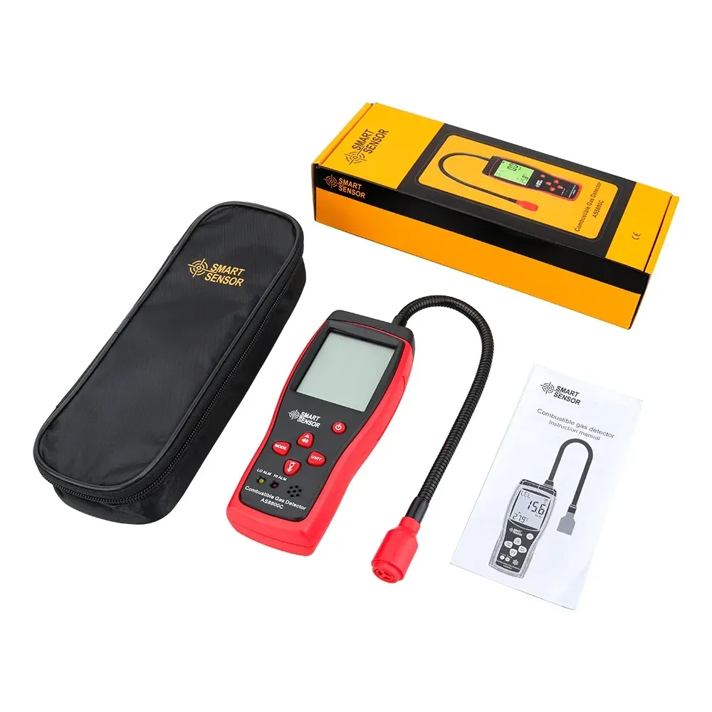 เครื่องตรวจจับก๊าซไวไฟ Combustible Gas Detector SMART SENSOR AS8800C เครื่องตรวจจับก๊าซไวไฟ Combustible Gas Detector SMART SENSOR AS8800C