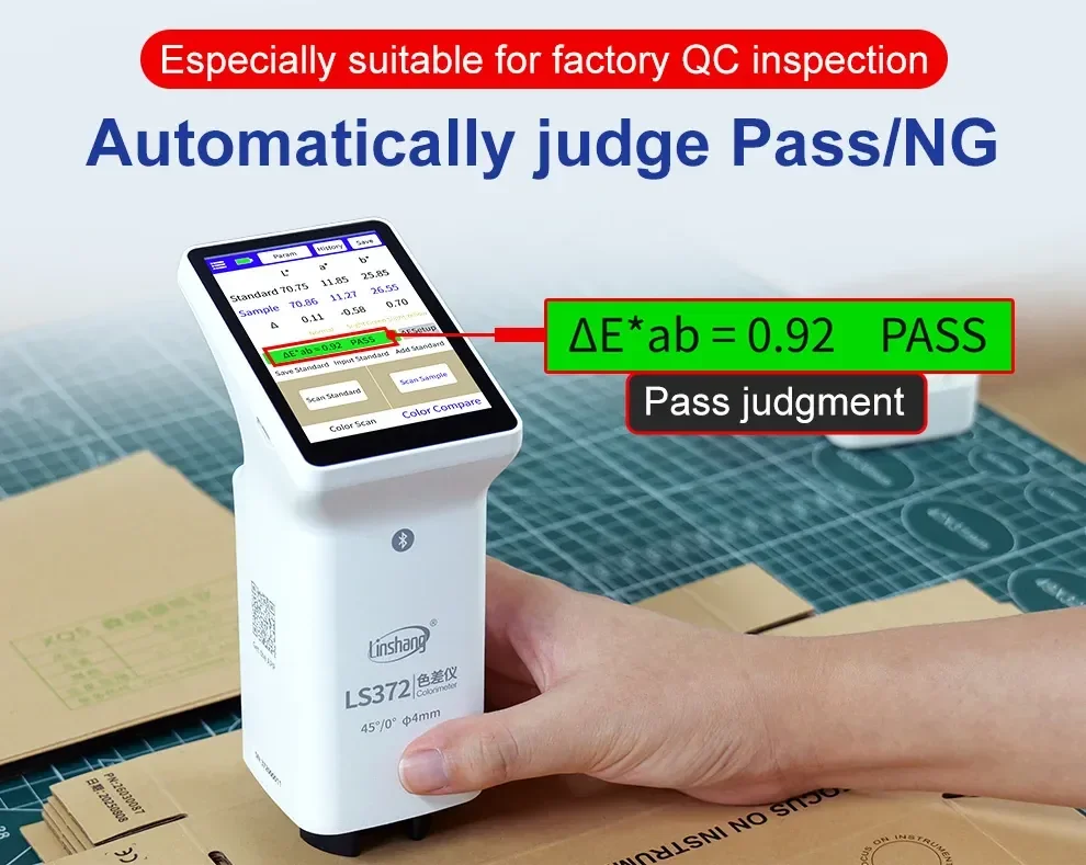 เครื่องวัดสี Multifunctional Colorimeter Linshang LS372 เครื่องวัดสี Multifunctional Colorimeter Linshang LS372
